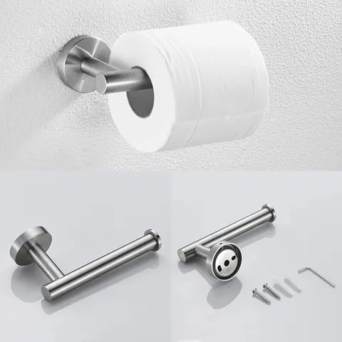 3-Piece Bathroom Hardware Set - Brushed Nickel