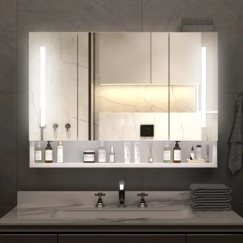LED Mirrored Bathroom Cabinet - image 2