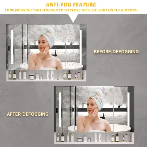 LED Mirrored Bathroom Cabinet - image 7