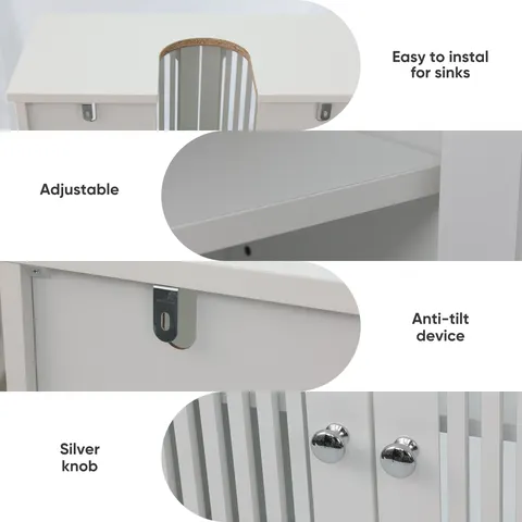 Louvered Vanity Cabinet - image 14