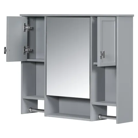Mirror Cabinet with Towel Bar - image 12