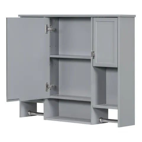 Mirror Cabinet with Towel Bar - image 13