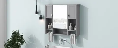 Mirror Cabinet with Towel Bar - image 22