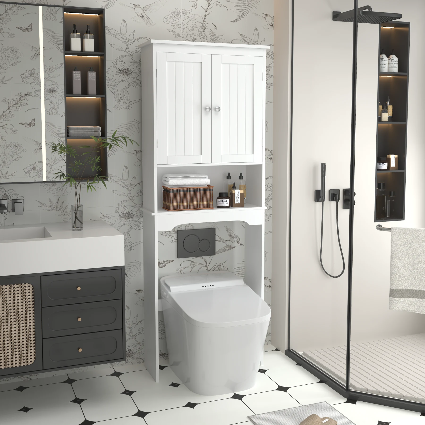 Over-the-Toilet Storage Cabinet
